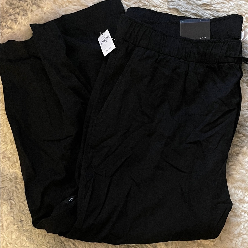 NWT - Gap Women's Mid Rise Easy Twill Pants - Black XXL